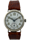 Russische Schützengrabenuhr Б.К.П.С. WK I Handaufzug 0,875er Silber