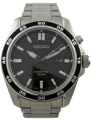 Seiko Kinetic with bezel and date