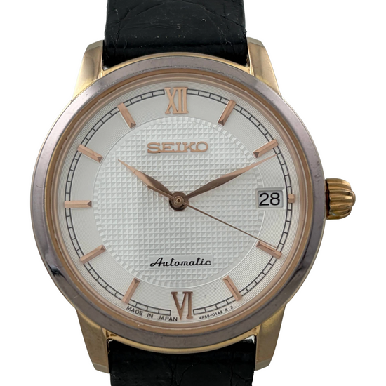 Seiko Presage Automatic Kal. 4R35B mit Datum und Glasboden