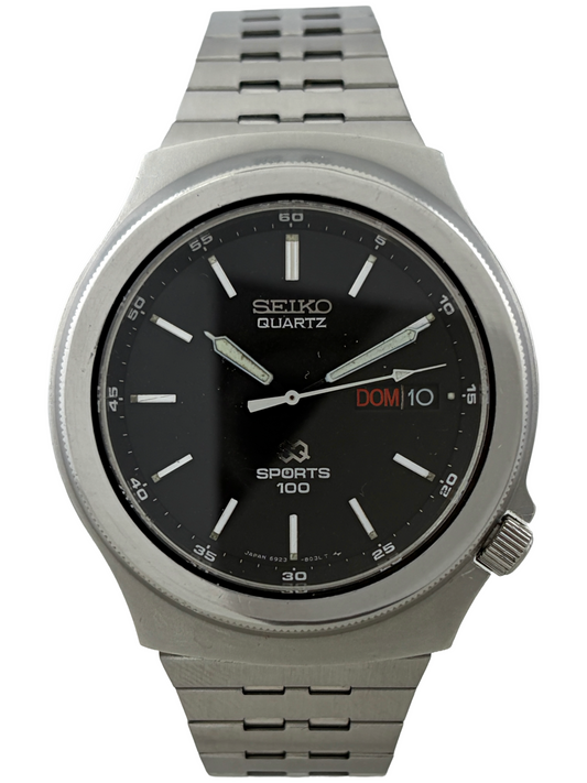 Seiko SQ Sports 100 Quartz Day & Date