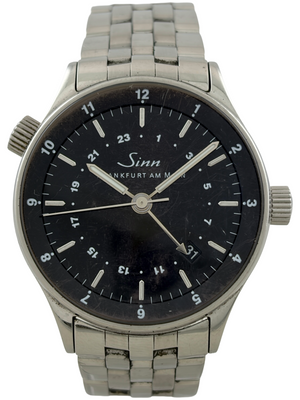 Reloj Sinn 6060 Dual Time «Finanzplatz», automático, con estuche