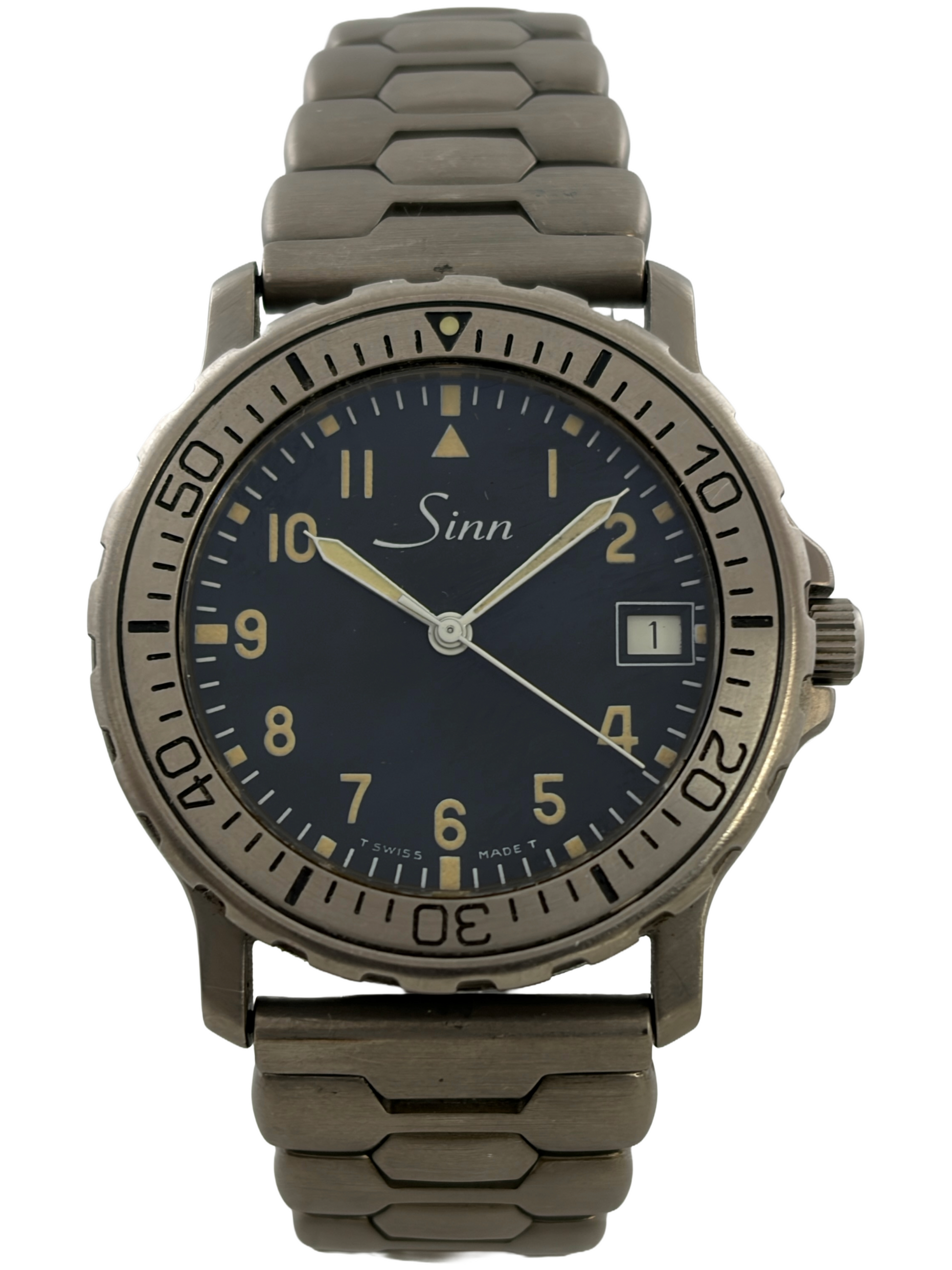 Sinn 8827 Titan Automatik ETA 2892-A2 mit Originalband