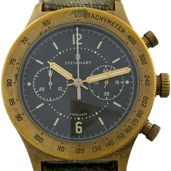 Steinhart Marine Officer Bronze Automatik Chronograph 44mm