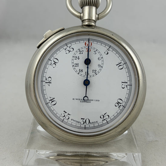 Stoppuhr H. Williamson Ltd London Handaufzug