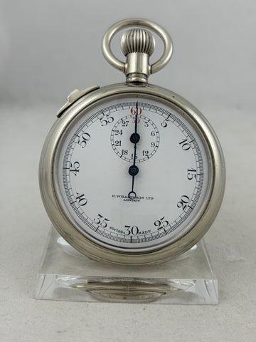 Stoppuhr H. Williamson Ltd London Handaufzug