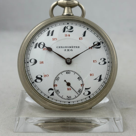 Taschenuhr Chronometre J.H.G. Handaufzug