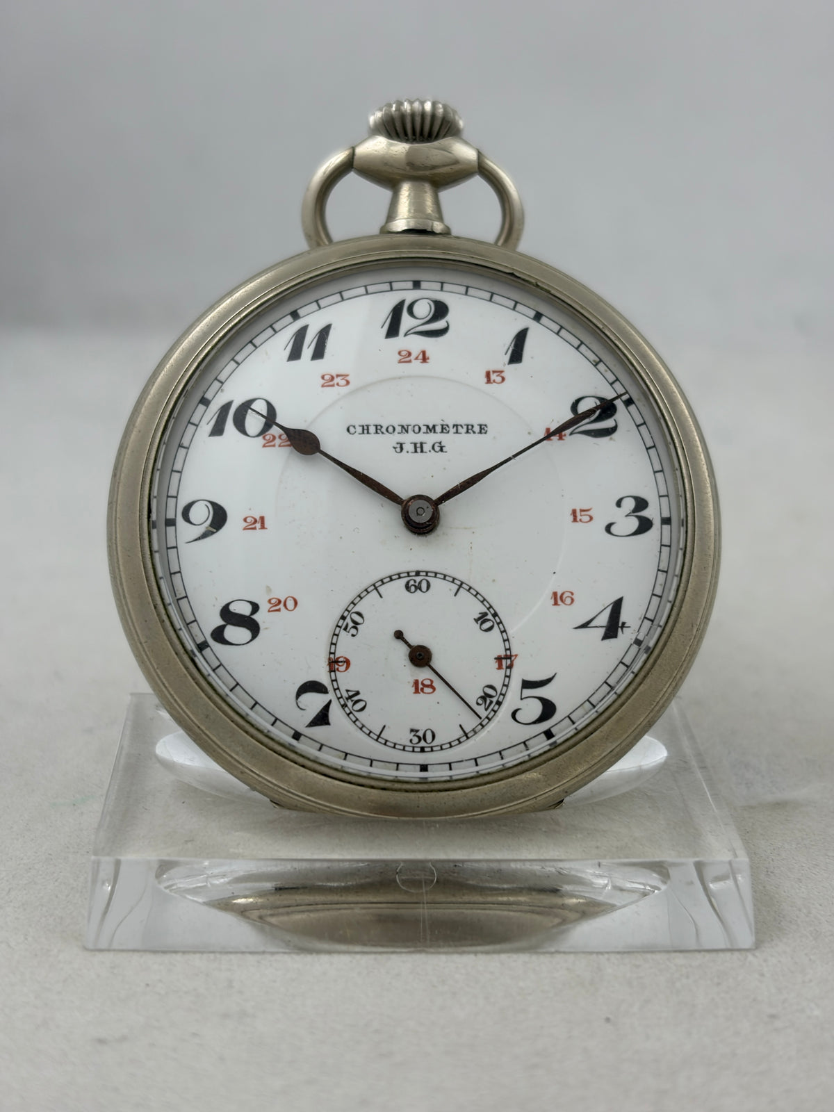 Taschenuhr Chronometre J.H.G. Handaufzug