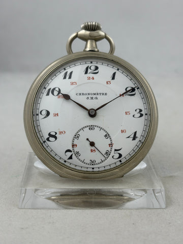 Taschenuhr Chronometre J.H.G. Handaufzug