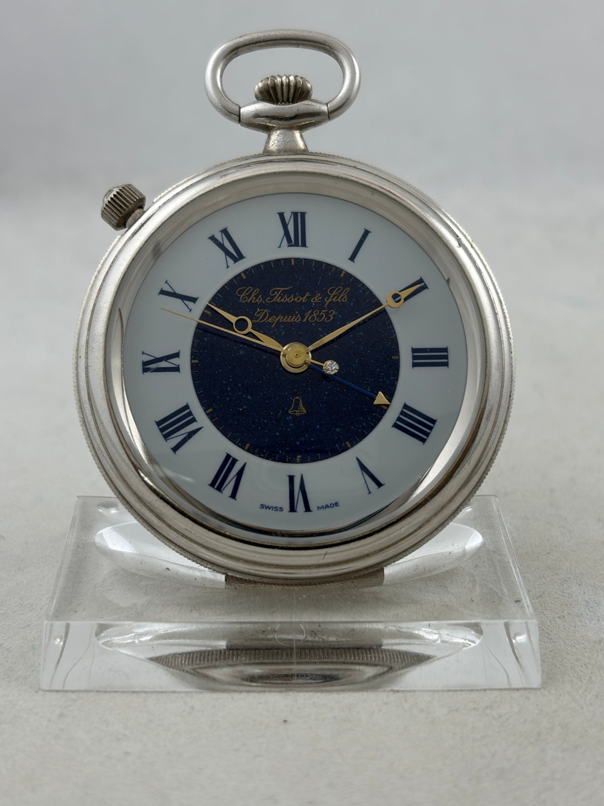 Taschenuhr Chs Tissot & Fils Handaufzug Wecker AS 1475
