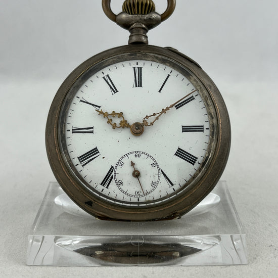 Taschenuhr G.H Handaufzug aus 0,800er Silber