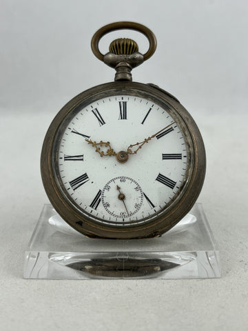 Taschenuhr G.H Handaufzug aus 0,800er Silber