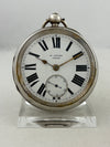 Taschenuhr H. Stone Leeds Schlüsselaufzug 58mm aus 0,925er Silber