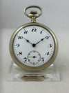 Taschenuhr Handaufzug 51mm mit Nickel-Gehäuse