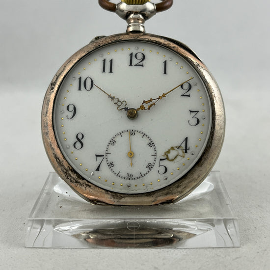 Taschenuhr Handaufzug aus 0,800er Silber