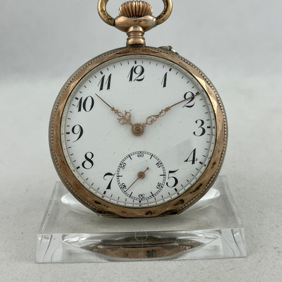 Taschenuhr Handaufzug aus 0,800er Silber