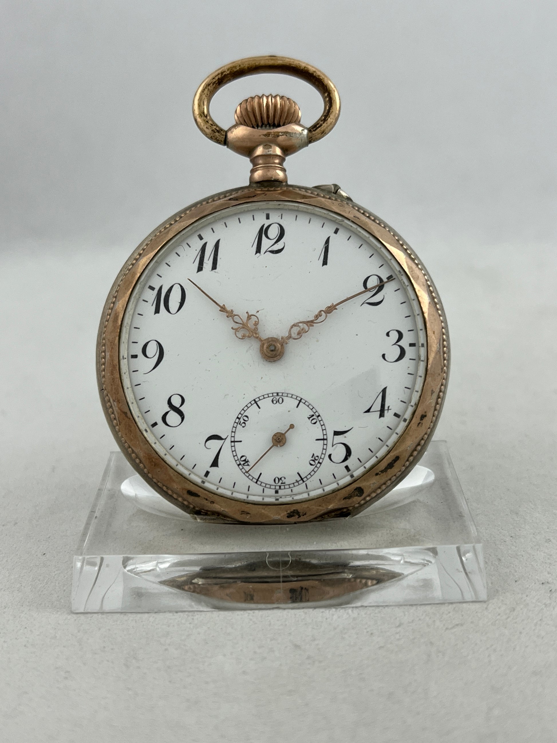 Taschenuhr Handaufzug aus 0,800er Silber