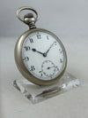 Taschenuhr Handaufzug mit Nickel-Gehäuse