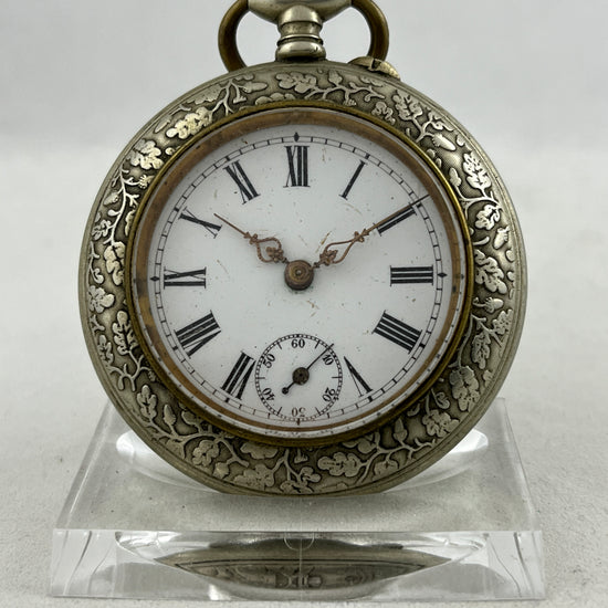 Taschenuhr Handaufzug mit auffälligem Gehäuse