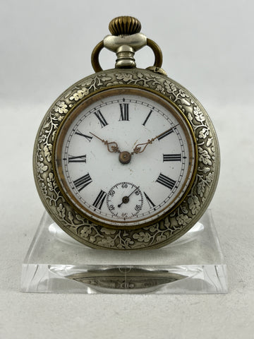 Taschenuhr Handaufzug mit auffälligem Gehäuse