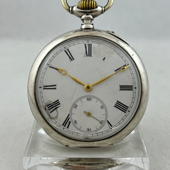 Taschenuhr IWC Handaufzug aus 0,800er Silber