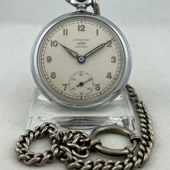 Taschenuhr Junghans Astra Handaufzug Kal. 24
