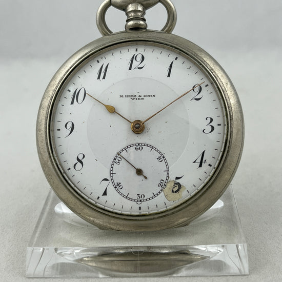 Taschenuhr M. Herz & Sohn Handaufzug