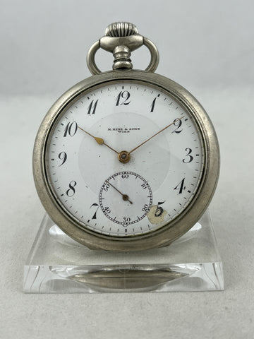 Taschenuhr M. Herz & Sohn Handaufzug