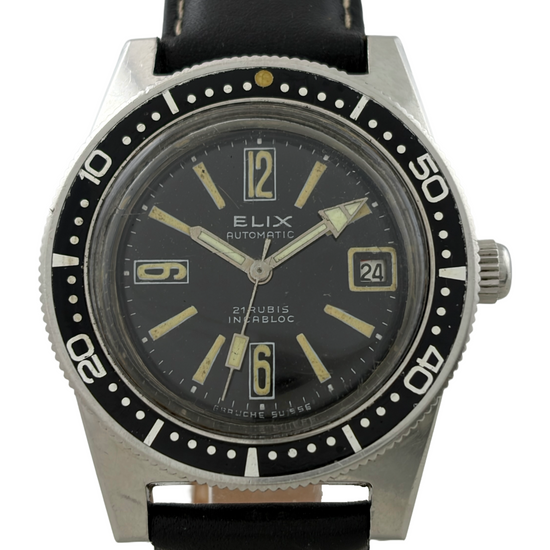 Taucher Elix Automatik 37mm mit Roulette-Datum