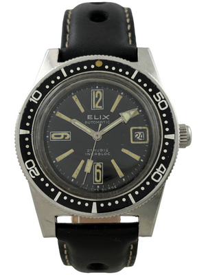 Reloj de buceo Elix automático con fecha de ruleta