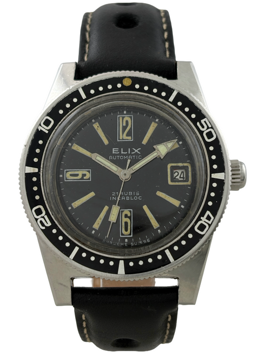 Taucher Elix Automatik 37mm mit Roulette-Datum