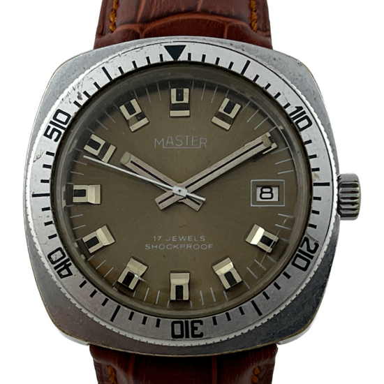 Taucher Master Handaufzug Durowe 7422/2 mit Datum