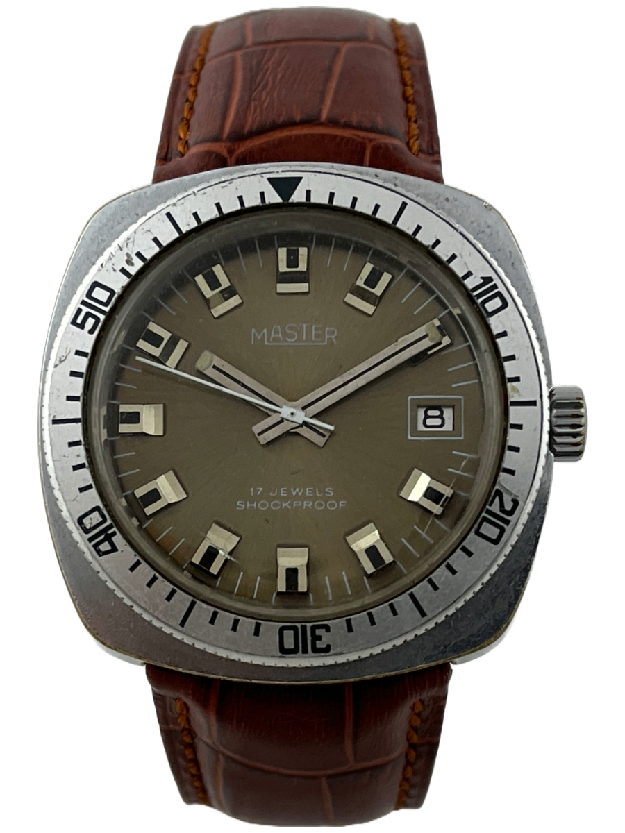 Taucher Master Handaufzug Durowe 7422/2 mit Datum
