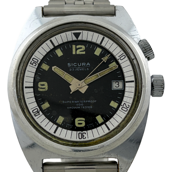 Taucher Sicura (Breitling) Superwaterproof 400 Handaufzug