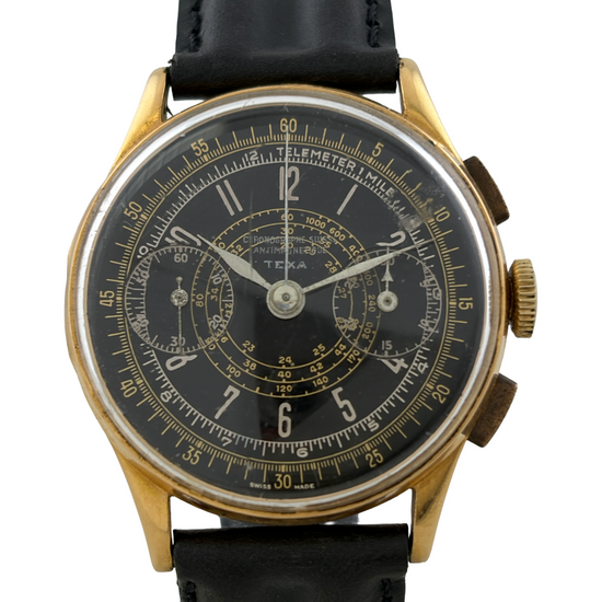 Texa Chronographe Suisse Handaufzug 18K 750 Gold