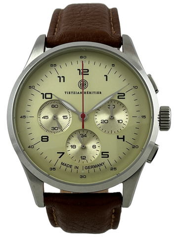 Tietzian Heritier Handaufzug Chronograph Seagull ST1901
