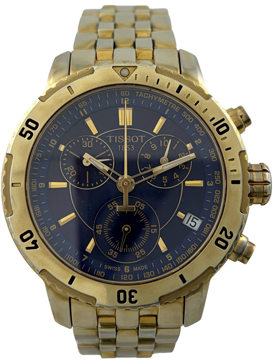 Tissot PRS 200 Quartz Chronograph mit Datum und Originalband