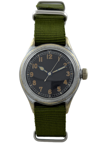 US Militär Bulova A-11 AF 43 Navigation Hack Handaufzug