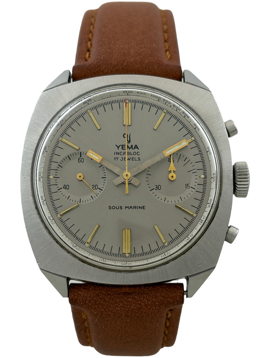 Yema Sous Marine Handaufzug Chronograph Valjoux 7730