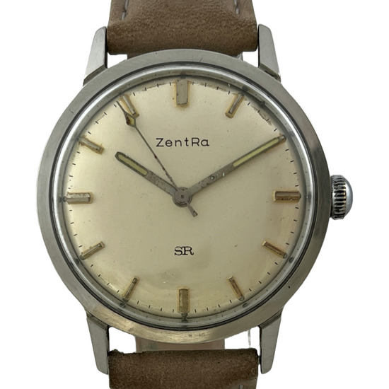 Zentra Schwebering Handaufzug ETA 2370