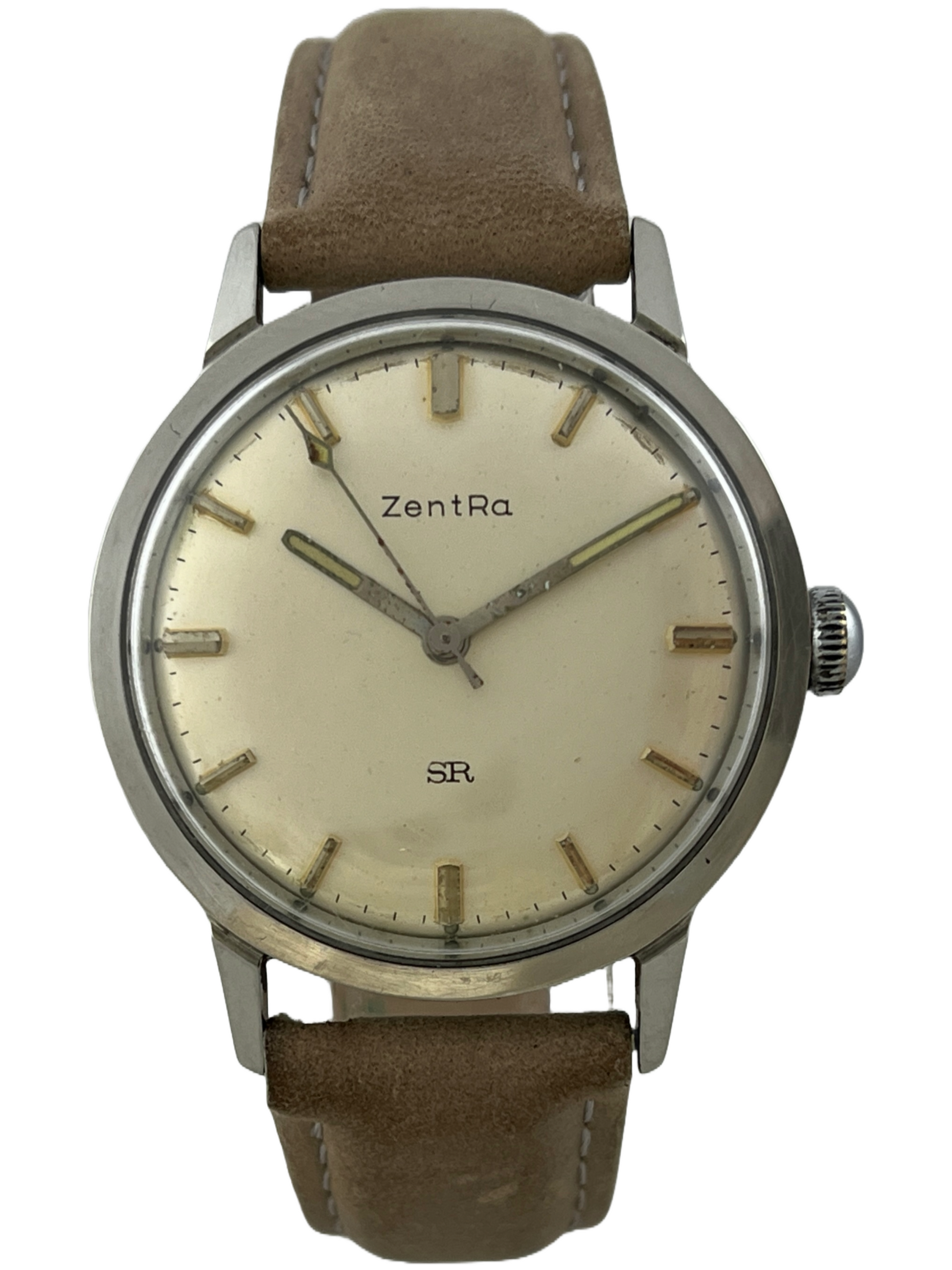 Zentra Schwebering Handaufzug ETA 2370