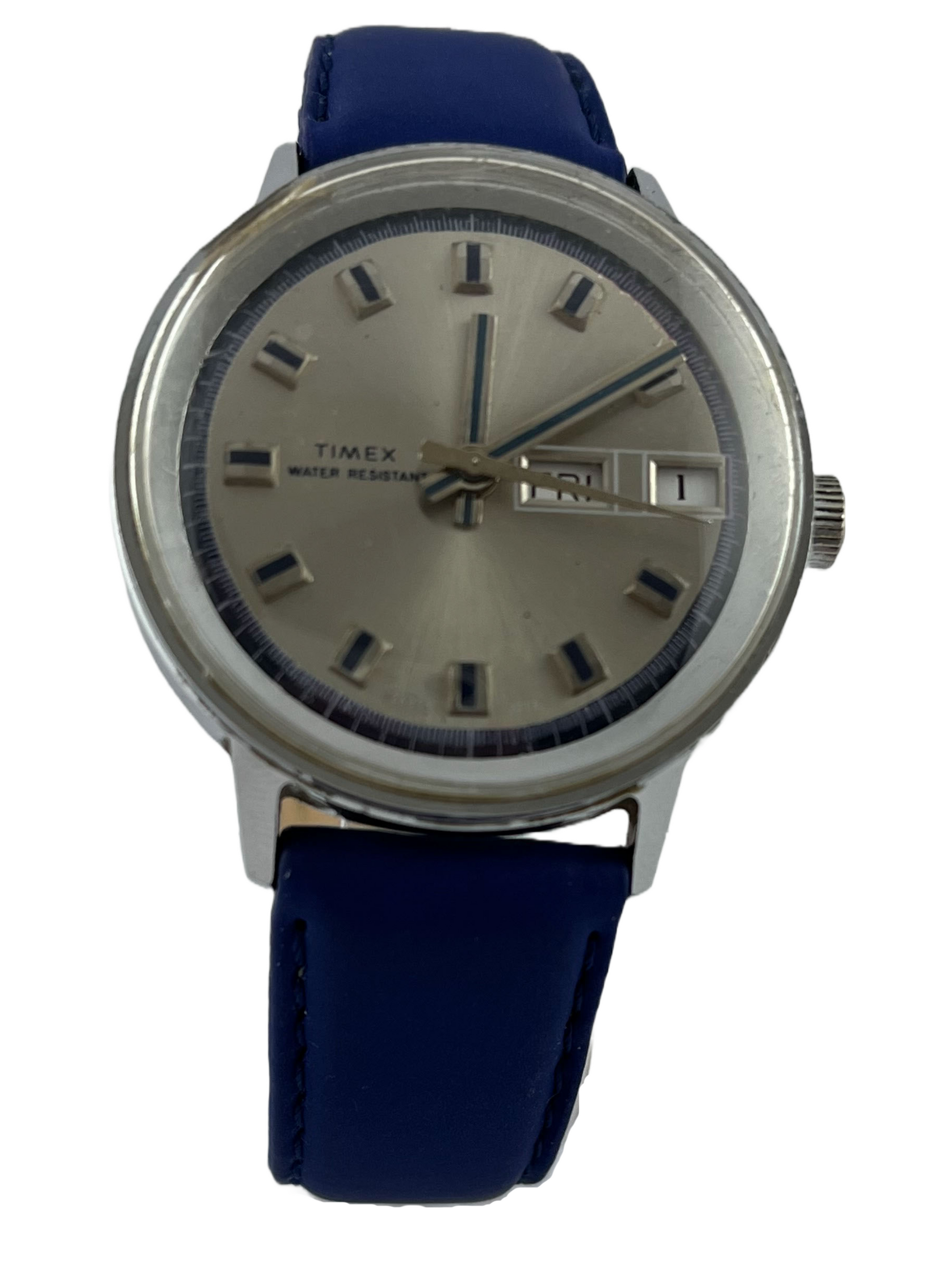 Schöne Timex Handaufzug Day & Date mit Armband