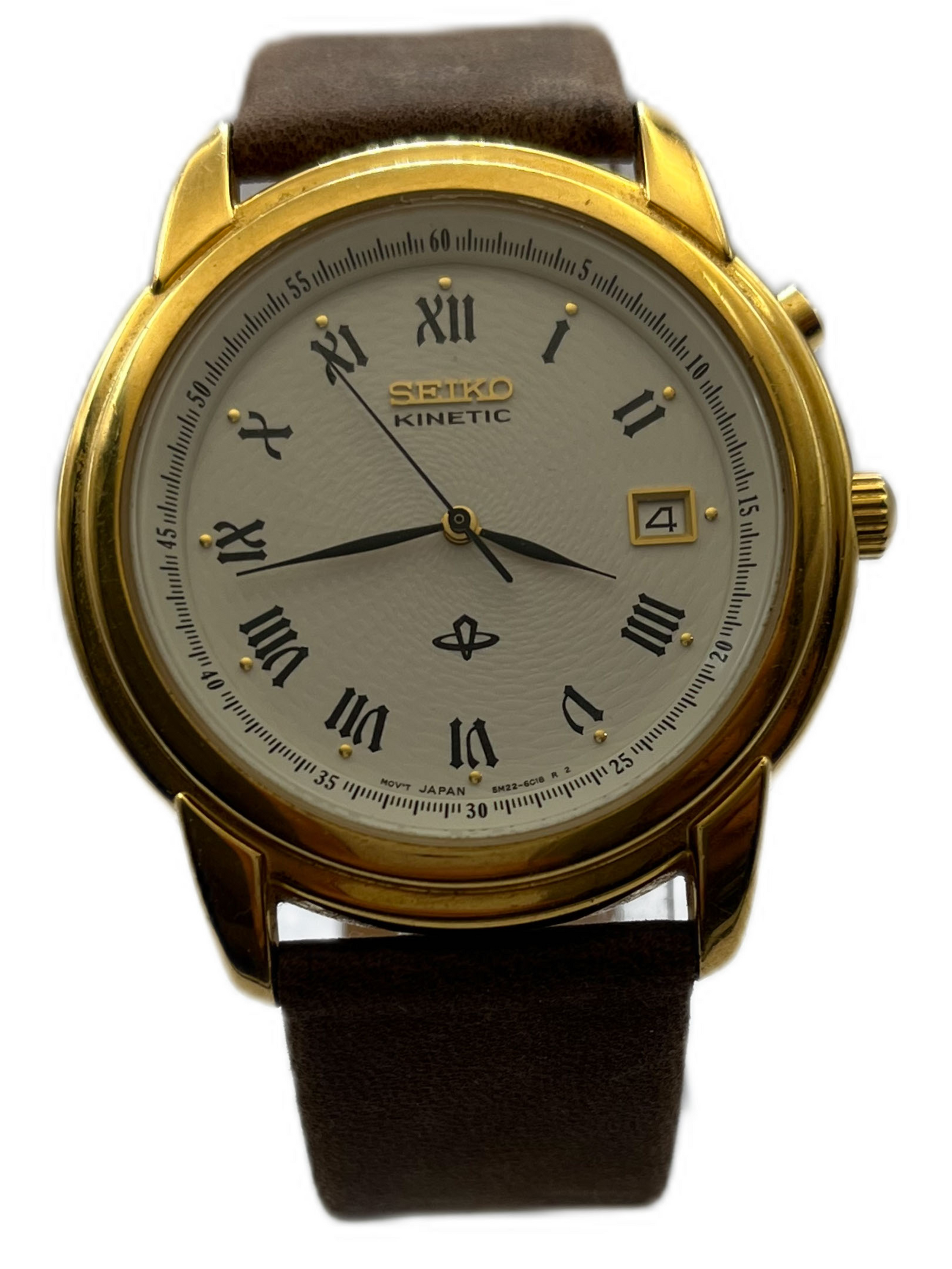 Seiko kinetic 5m22 best sale